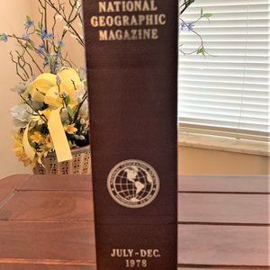 1978  Set of 6 National Geographic Magazines w/Slip Case July - December 1978